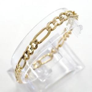 【貨物輸送無料】腕輪 付属物― 宝飾品ｋイエローゴールドブレスレットjewelry 14k yellow gold bracelet free shipping used