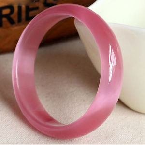 【送料無料】ブレスレット　アクセサリ―　ピンクブレスレットchinese beautiful handwork nature cats eye pink bracelet