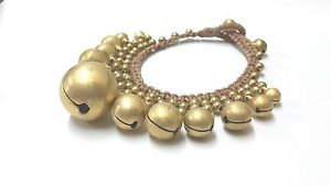 【送料無料】ブレスレット　アクセサリ―　ダンスベルブレスレットブレスレットビーズブレスレットjingling dance brass bell bracelet,brass bracelet,beads bracelet,brass bell