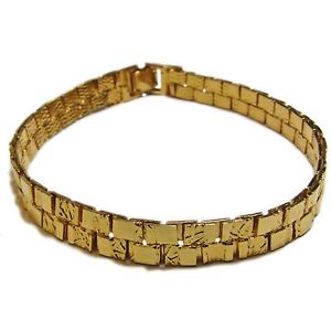 【送料無料】ブレスレット　アクセサリ―　ゴールドトーンメタルブレスレット listinglovely gold tone metal bracelet