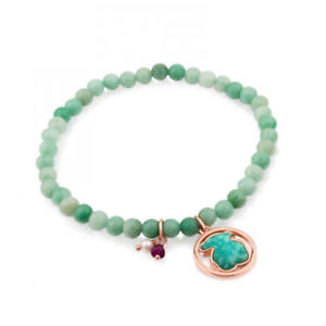 【送料無料】ブレスレット　アクセサリ―　ステンレススチールクリスタルメノウアマゾンブレスレットstainless steel crystal agate pearls amazon stone bear bracelets