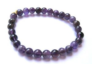 【送料無料】ブレスレット　アクセサリ―　アメジストビーズブレスレットクリスタルヒーリングファッションnatural amethyst beaded bracelet crystal healing men women jewelry gift fashion