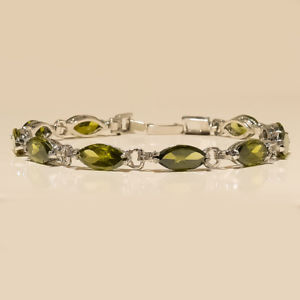 【送料無料】ブレスレット　アクセサリ―　デザイナーegyptainペリドットクオーツテニスブレスレットegyptain peridot quartz tennis bracelet handmade designer women fashion jewelry