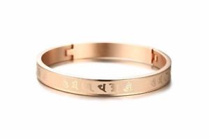 【送料無料】ブレスレット アクセサリ― ニューステンレスブレスレットb969women rose gold plated design stainless steel adjustable bracelet b969