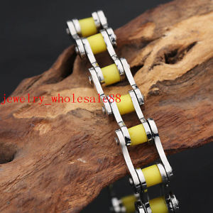 【送料無料】ブレスレット　アクセサリ―　ファッションオートバイバイクチェーンステンレススチールブレスレット866 fashion motorcycle bike chain stainless steel women men jewelry bracelet