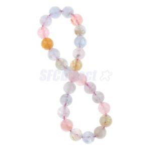 【送料無料】ブレスレット　アクセサリ―　ラウンドビーズブレスレットキャンディカラーcharm natural stone round beads bracelet morganite candy color for girl gift