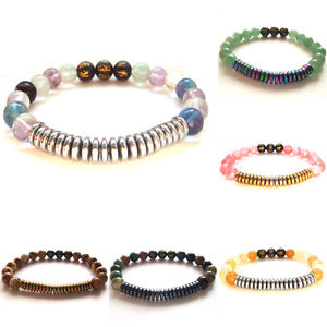 【送料無料】ブレスレット　アクセサリ―　ヘマタイトジャスパーエネルギーブレスレット2018 natural stone hematite agate jasper energy womens bracelet amulet
