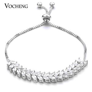 【送料無料】ブレスレット　アクセサリ―　ドロップストーンアジャスタブルチェーンブレスレットvocheng water drop cz stone 2 colors adjustable chain bracelet for women vg083
