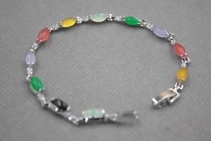 【送料無料】ブレスレット　アクセサリ―　オリーブリンクlistingfashion gpブレスレット75ポンド listingfashion gp alloy chromatic chalcedony womens olive beads link bracelet 75l