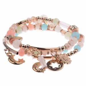 【送料無料】ブレスレット　アクセサリ―　ビーズブレスレットレディースファッションレースビーズストランドfemale beaded charm bracelet ladies jewelries fashion summer lace up bead strand
