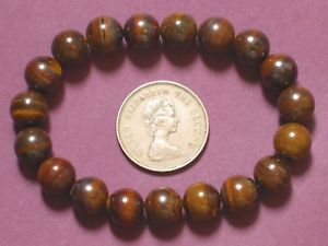【送料無料】ブレスレット　アクセサリ―　ブレスレットタイガーアイｍｍラウンドビーズストレッチbracelet iron tiger eye 10mm round beads stretch ll01