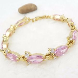 【送料無料】ブレスレット　アクセサリ―　クリスタルｋホワイトゴールドグランプリブレスレットローズrose crystal horses eye jewel 18k white gold gp noble bracelet