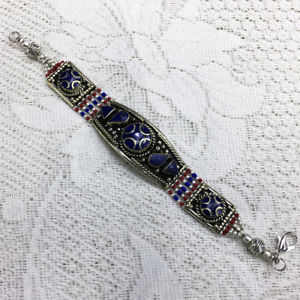 【送料無料】ブレスレット　アクセサリ―　enb07 ヴィンテージトルコブレスレットenb07 vintage antique look coralturquoise bracelet
