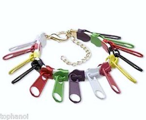 【送料無料】ブレスレット　アクセサリ―　レトロカラフルジッパーブレスレットパンクプルsteampunk goth retro colorful adjustable zipper pull bracelet punk