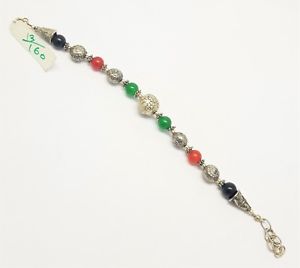 【送料無料】ブレスレット　アクセサリ―　シマメノウヴィンテージ 78 year gift green onyx,carnelian gemstone beads gemstone vintage bracelet 78