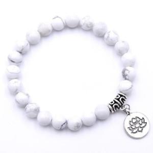 【送料無料】ブレスレット　アクセサリ―　ビーズブレスレットnatural stone lotus buddha beads bracelet