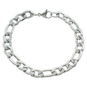 【送料無料】ブレスレット　アクセサリ―　フィガロブレスレットas fr30779 chaine figaro en acier inoxydable 8,5 couleur de lien man bracelets