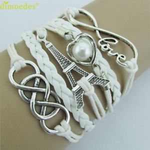 【送料無料】ブレスレット　アクセサリ―　ヴィランデブーアムールクールブレースas fr34049 gussy vie vous appartient infinity amour coeur alliage, corde, brace