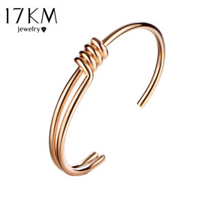 【送料無料】ブレスレット　アクセサリ―　カフブレスレットレas fr51538 2 couleur manille cuff bracelet pour les femmes en metal femme plaqu