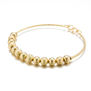 【送料無料】ブレスレット　アクセサリ―　ブレスレットチェーンas fr38806 charm alliage dor perles pour les femmes zinc metal bracelets chain