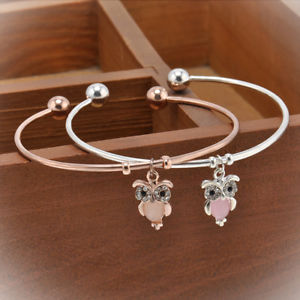 【送料無料】ブレスレット　アクセサリ―　デシックフクロウオパールヘルas de51771 frauenmadchengoldsilber uberzogenen chic owl opal metall frau hel