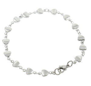【送料無料】ブレスレット　アクセサリ―　アルジェントブレースas fr36312 acier inoxydable femmes chaine coeur europeen en acier, argent brace