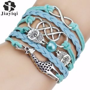 【送料無料】ブレスレット　アクセサリ―　マルチインフィニティアルジェントレas fr35282 multi brins infinity argent hibou couleur pour les femmes en alliage 12,395円