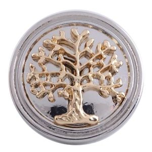【送料無料】ブレスレット　アクセサリ―　アルジェントプラークブラックas fr34582 20mm argent arbre pression plaque avec email en alliage de zinc brac