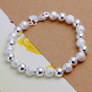 【送料無料】ブレスレット　アクセサリ―　アルジェントプラークブレスレットas fr36852 bijoux en argent plaque perles fines bracelet smth084 chaine metal b