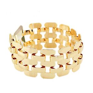 【送料無料】ブレスレット　アクセサリ―　デゴールドパンクas de33823 gold silber farben zink legierung aushohlen punk deauen metall charm