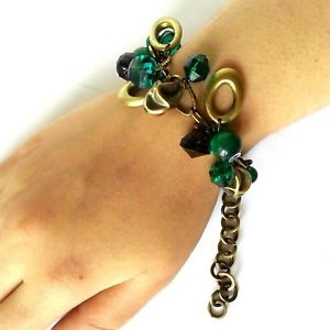 【送料無料】ブレスレット　アクセサリ―　ブドウantique bracelet pearl fashion with charms vintage