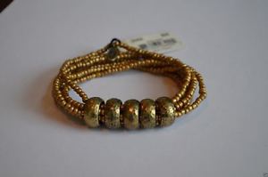 【送料無料】ブレスレット　アクセサリ―　クッキーリースライディングブロンズブレスレットストレッチcookie lee vivi sliding bronze stretch bracelet nwt