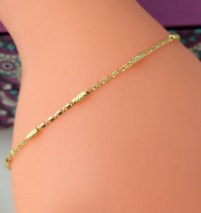 【送料無料】ブレスレット　アクセサリ―　ゴージャスｋゴールドブレスレットgorgeous 14k gold filled bracelet 7 12 ly15