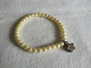 【送料無料】ブレスレット　アクセサリ―　ストレッチブレスレットイエロービーズゴールドトーンフラワーワイドbeautiful stretch bracelet yellow beads gold tone flower rhinestones 18 wide