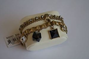 【送料無料】ブレスレット　アクセサリ―　クッキールクストグルブレスレットcookie lee vivi lux treasure charm toggle bracelet nwt nos