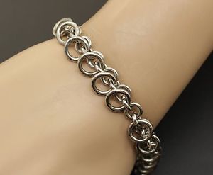 【送料無料】ブレスレット　アクセサリ―　ステンレススチールダブルラウンドリンクブレスレットstainless steel double round link 75 bracelet 11,886円