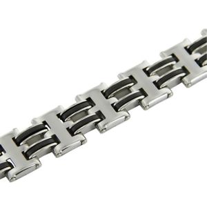 【送料無料】ブレスレット　アクセサリ―　listingmens246 listingmens silver steel bracelet 246