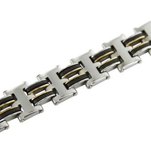 【送料無料】ブレスレット　アクセサリ―　listingmens225 listingmens silver steel bracelet 225