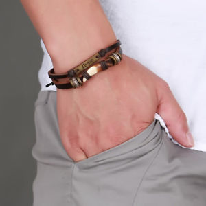 【送料無料】ブレスレット　アクセサリ―　pulserasパラフィナdeモダoro plata925de cuero pulseira masculinapulseras para hombre fina de moda oro plata 925 men de cuero pulse