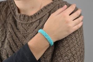 【送料無料】ブレスレット　アクセサリ―　ブレスレットトルコbracelet braid craft turquoise yarn
