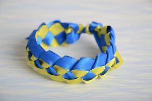 【送料無料】ブレスレット　アクセサリ―　ブレスレットbracelet handmade blue yellow braid slivers smashing accessory for summer