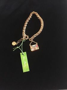 【送料無料】ブレスレット アクセサリ― ベラブラッドリーハンドバッグチャームブレスレットリオドルvera bradley handbag charm bracelet rio nwt 28