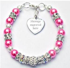 【送料無料】ブレスレット　アクセサリ―　パーソナライズブレスレットpersonalised engraved breast cancer awareness bracelet gift fundraising charity