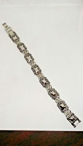 【送料無料】ブレスレット　アクセサリ―　トーンブレスレットファッションジュエリー listingsilver tone detailed bracelet fashion jewelry