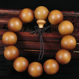 【送料無料】ブレスレット　アクセサリ―　20mmチベットビャクダンマラブッダnatural 20mm tibetan buddhism dark meat sandalwood mala buddha bead bracelet