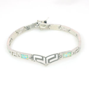 【送料無料】ブレスレット　アクセサリ―　18cmファイアーオパールブレスレット925ジュエリーwhite fire opal bracelet 925 sterling sliver jewelry for women wending gift 18cm