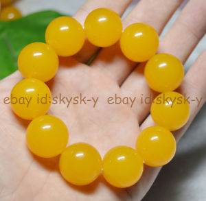 【送料無料】ブレスレット　アクセサリ―　トパーズボールビーズブレスレットhuge 20mm rare yellow south america topaz gems ball beads bracelet 75 aaa