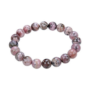 【送料無料】ブレスレット　アクセサリ―　ブレスレットラウンドコードインチrhodochrosite bracelet 10mm smooth round gemstone elastic cord 75 inch long