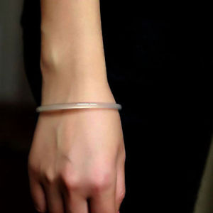 【貨物輸送無料】腕輪 付属物― 伝達ルート腕輪natural ice white agate line jade bracelet whole