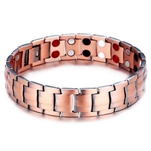 【貨物輸送無料】腕輪 付属物― バイオブレスレットメンズpure copper chunky 15粍 4 インチ 1 bio 44 x magnetic bracelet mens arthritis 5000g